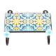 Turquoise And Yellow Sunflower Ceramic Tiles Hooks